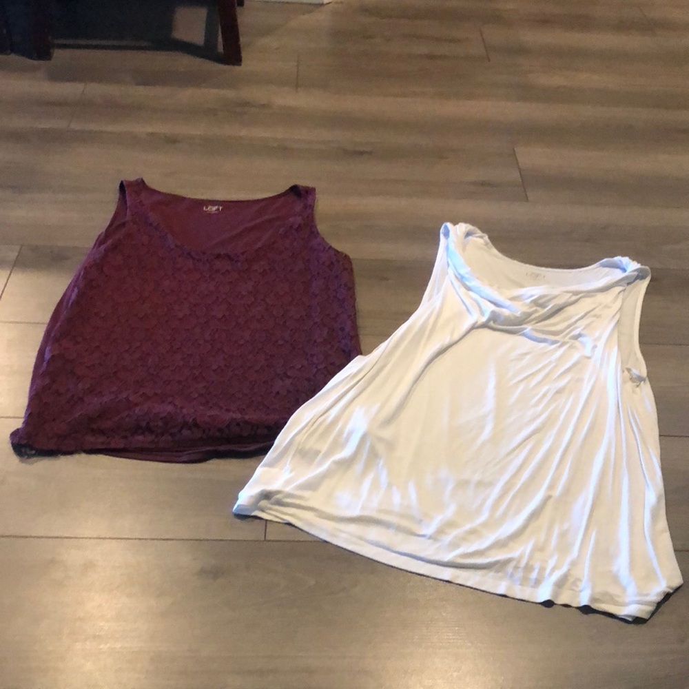 WOMENS ANN TAYLOR LOFT TANK BUNDLE